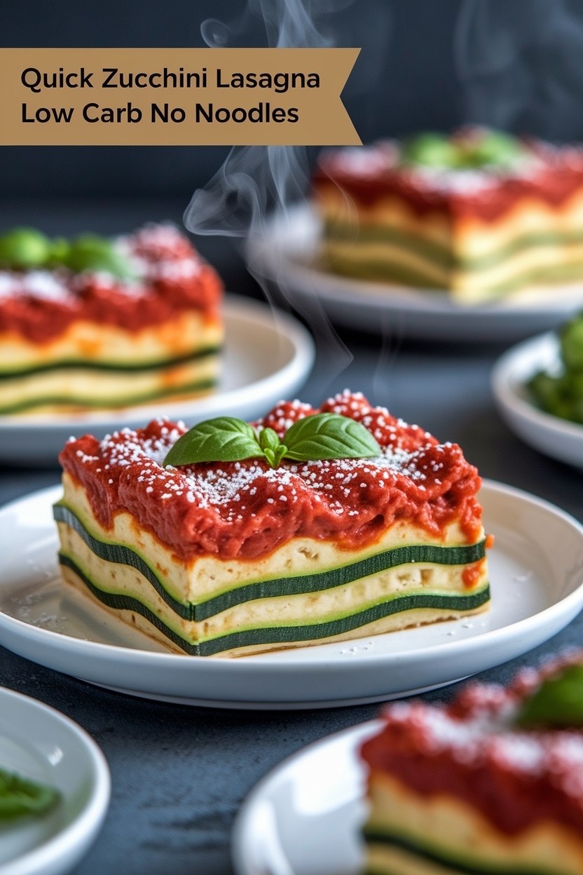 zucchini lasagna recipe low carb no noodles