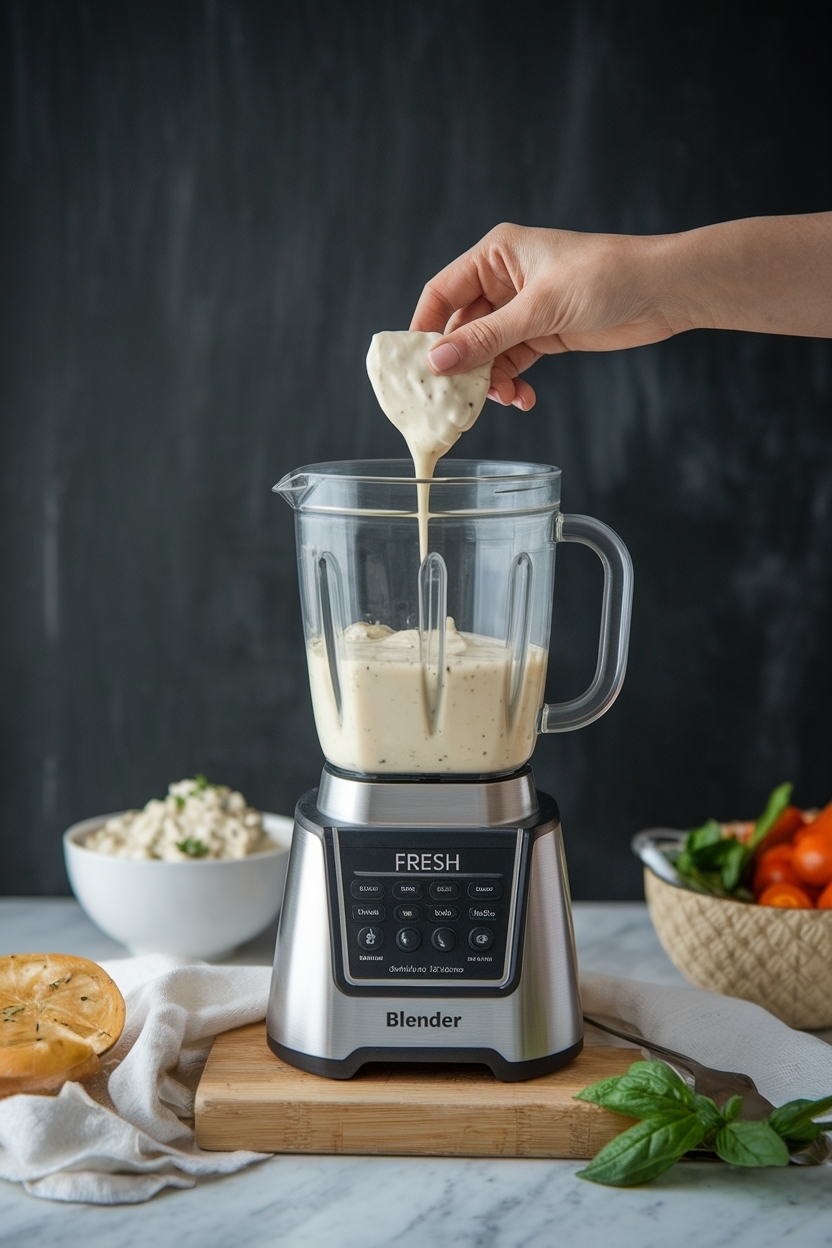 cottage cheese alfredo sauce blender