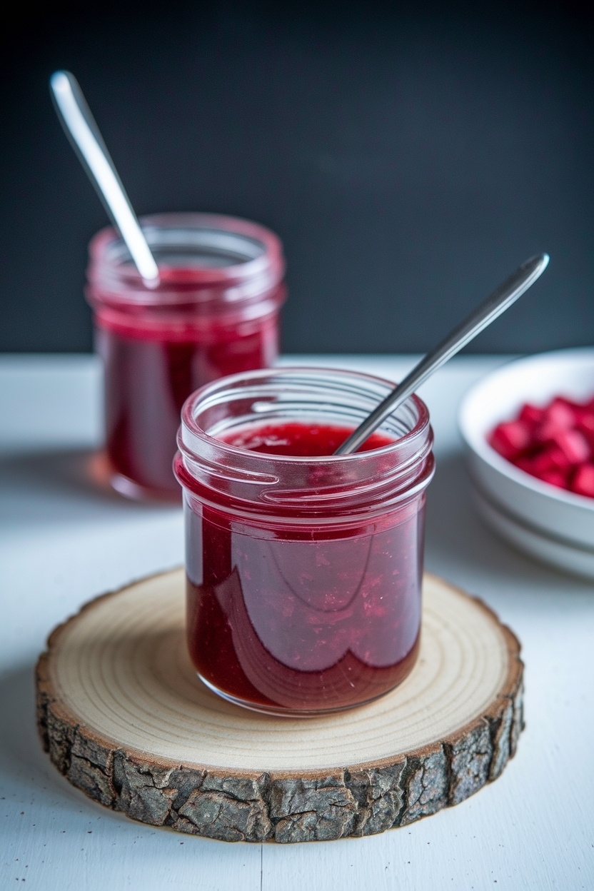 small batch rhubarb jam no pectin