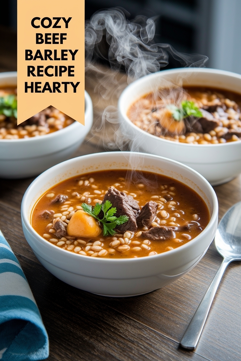 beef barley soup recipe hearty