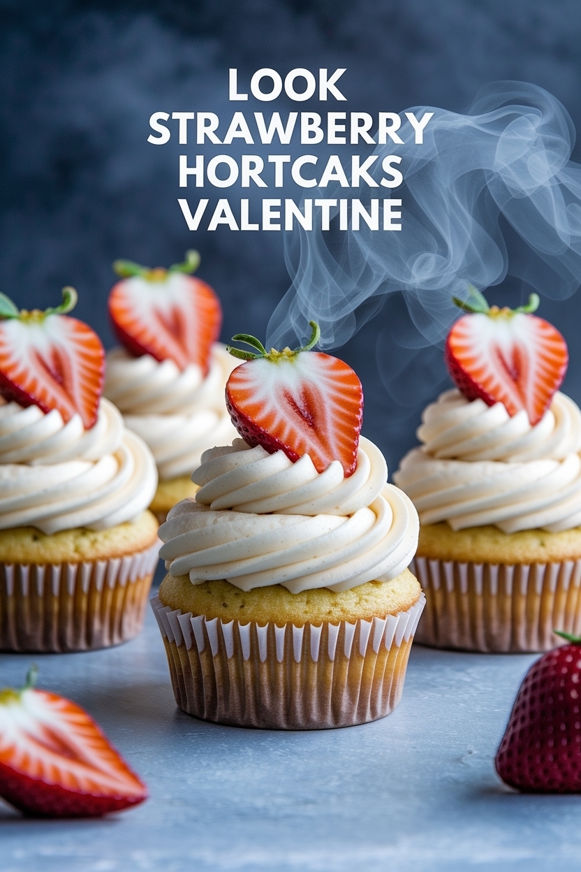 strawberry shortcake cupcakes valentine