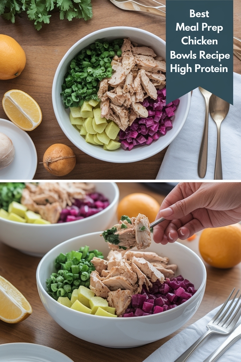 meal prep chicken bowls recipe high protein