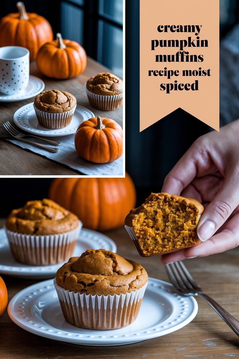 pumpkin muffins recipe moist spiced