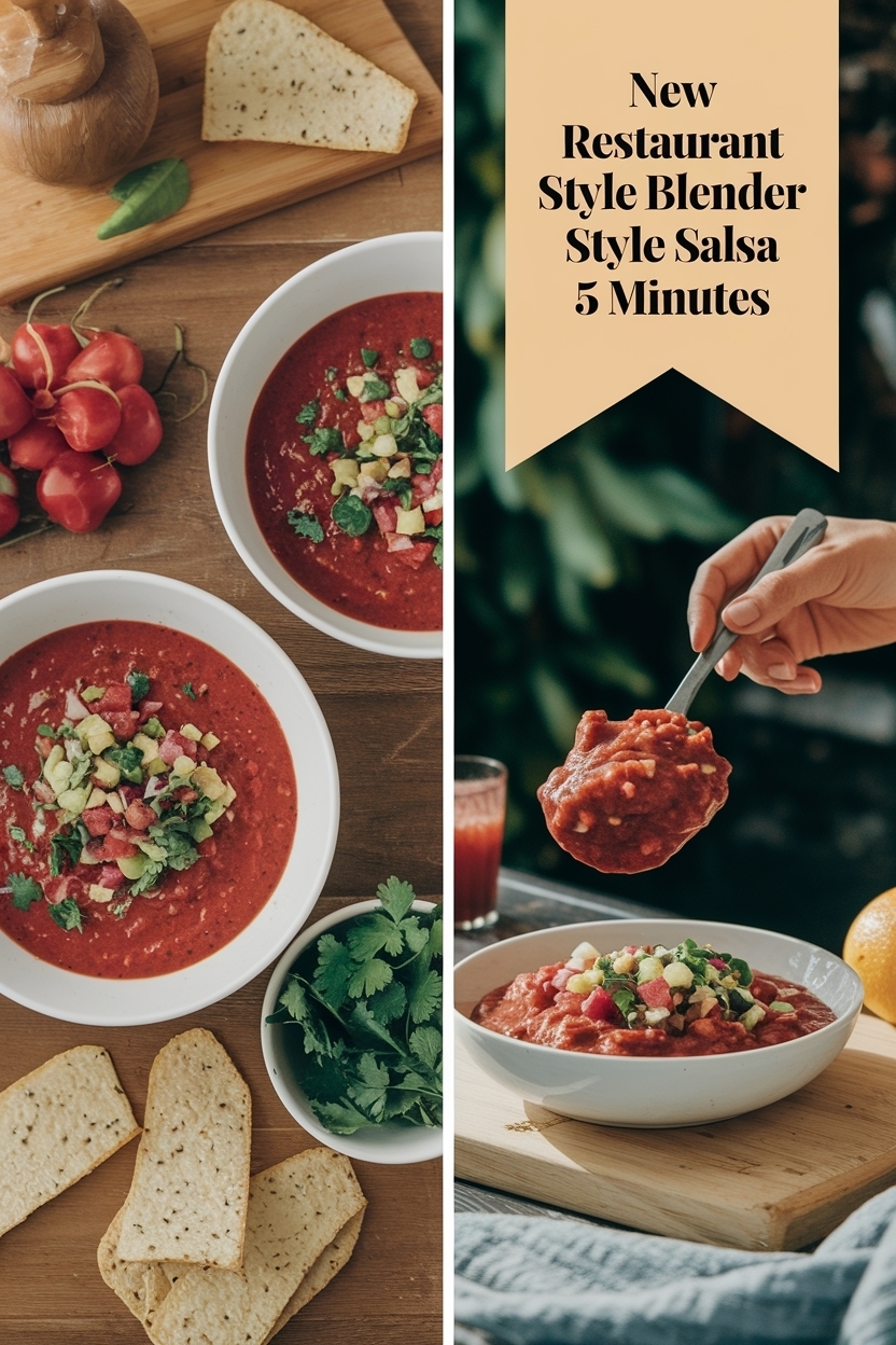 restaurant style blender salsa 5 minutes