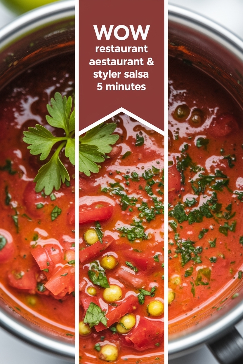 restaurant style blender salsa 5 minutes