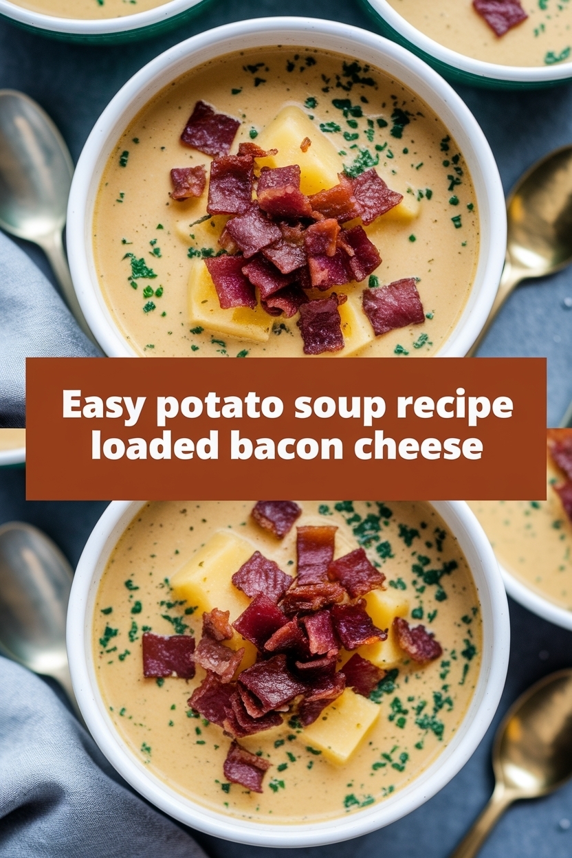 potato soup recipe loaded bacon cheese