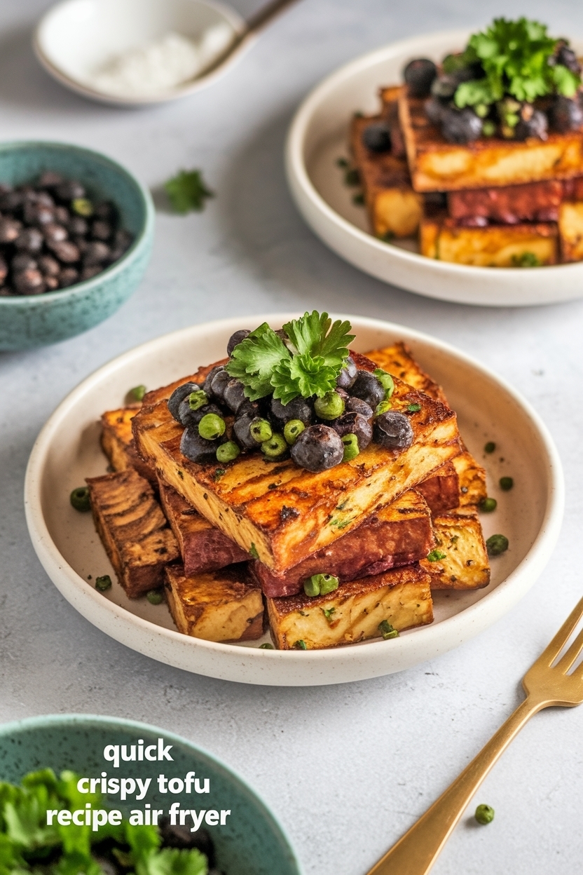 crispy tofu recipe air fryer