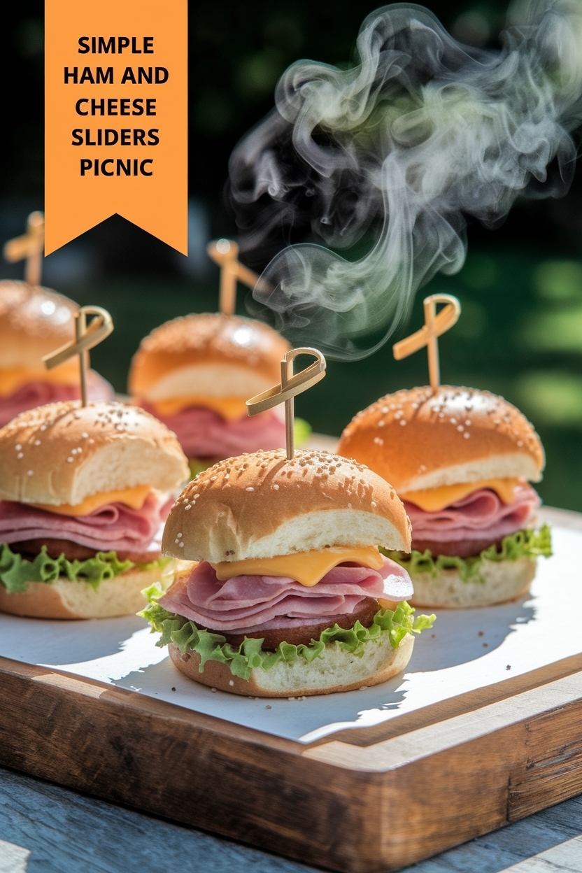 ham and cheese sliders picnic