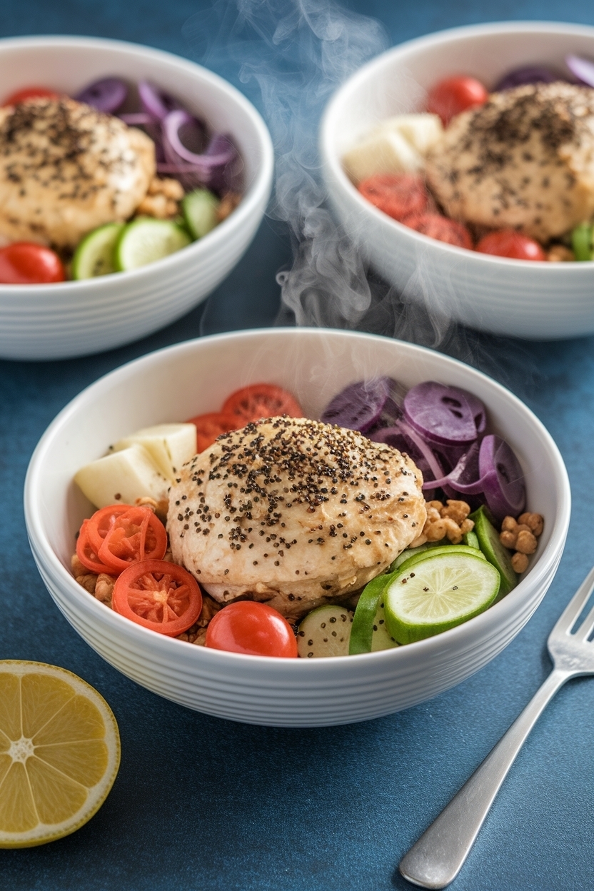 greek chicken meal prep bowls recipe