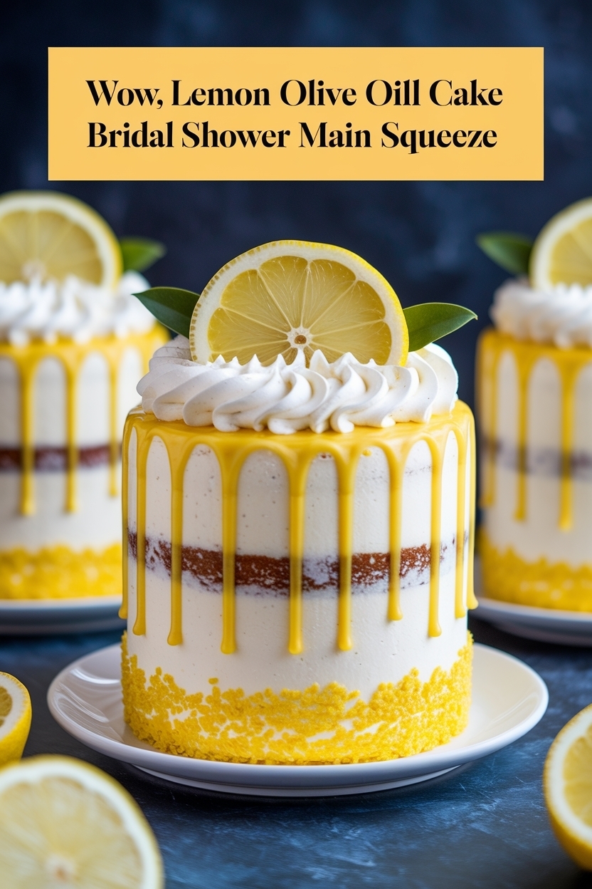 lemon olive oil cake bridal shower main squeeze