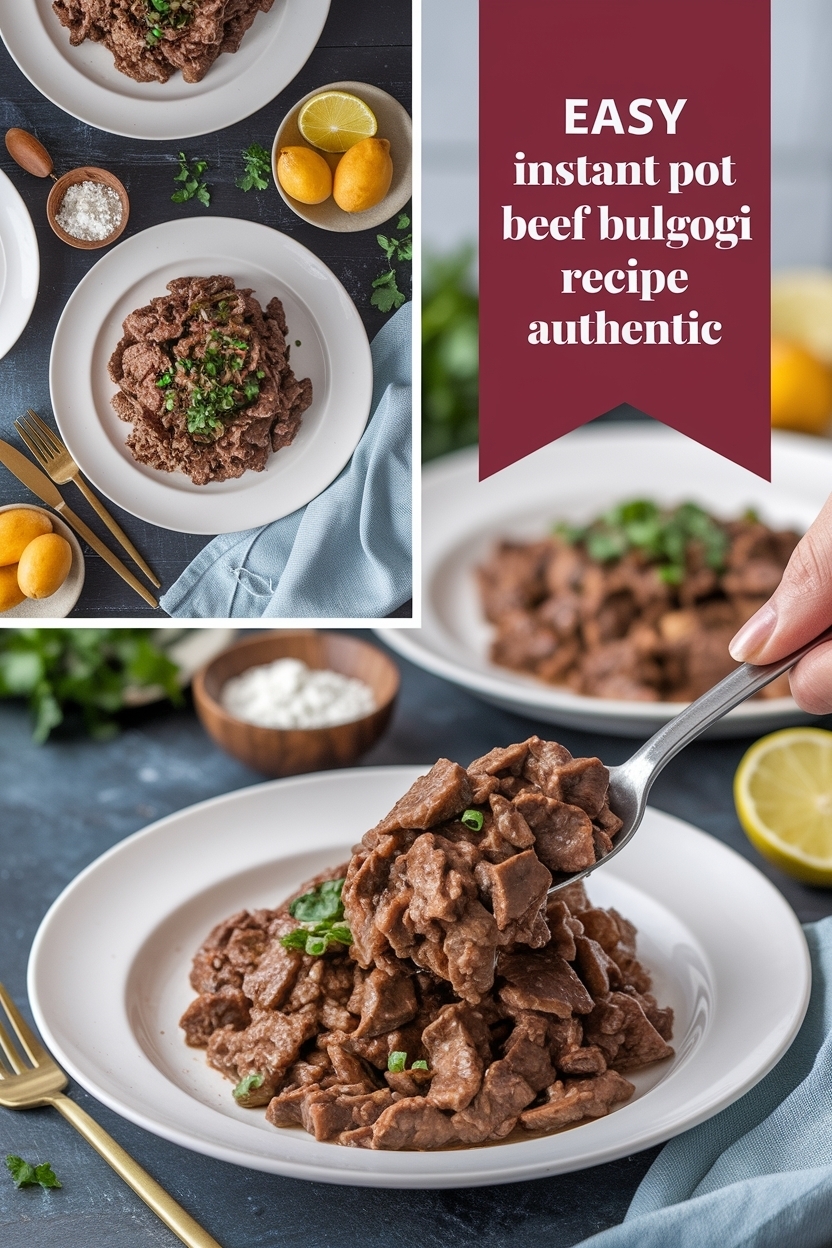 instant pot beef bulgogi recipe authentic