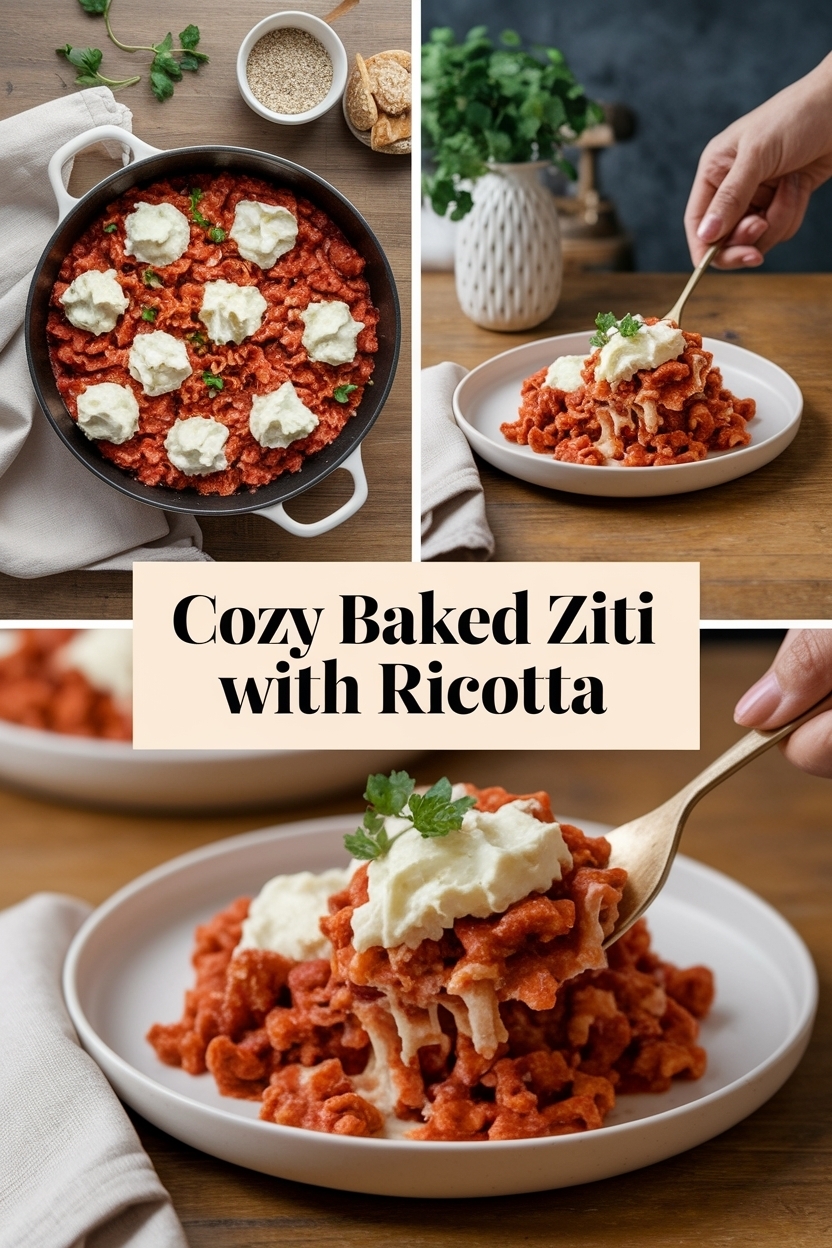 baked ziti with ricotta