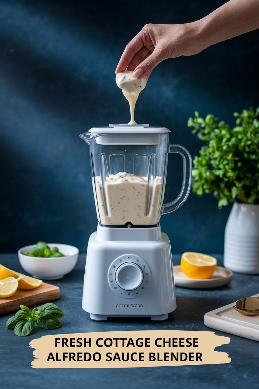 cottage cheese alfredo sauce blender