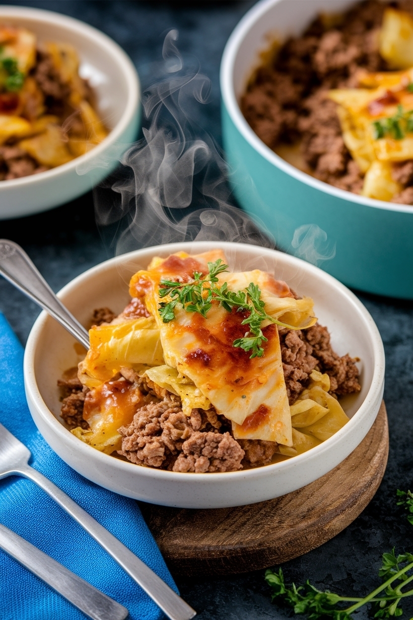 cabbage casserole recipe keto ground beef