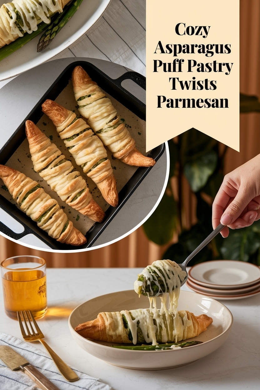 asparagus puff pastry twists parmesan