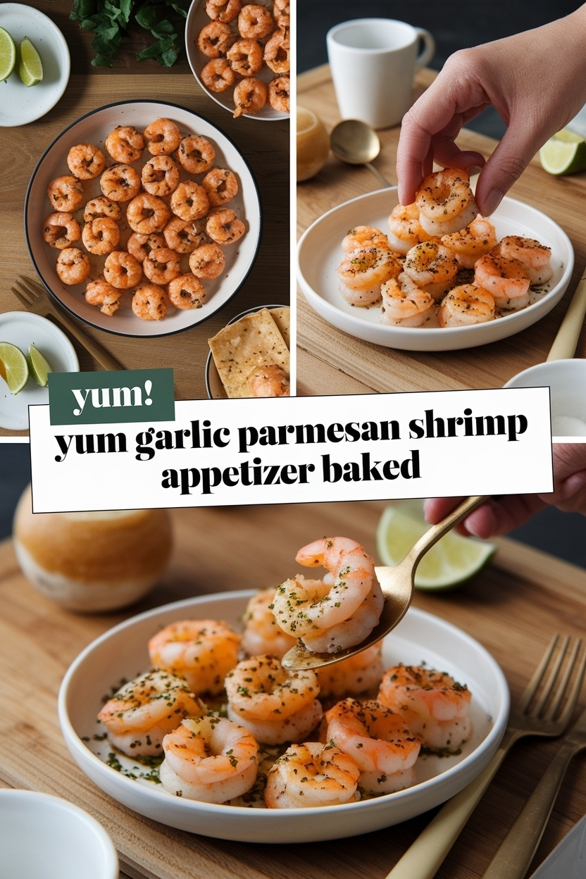 garlic parmesan shrimp appetizer baked