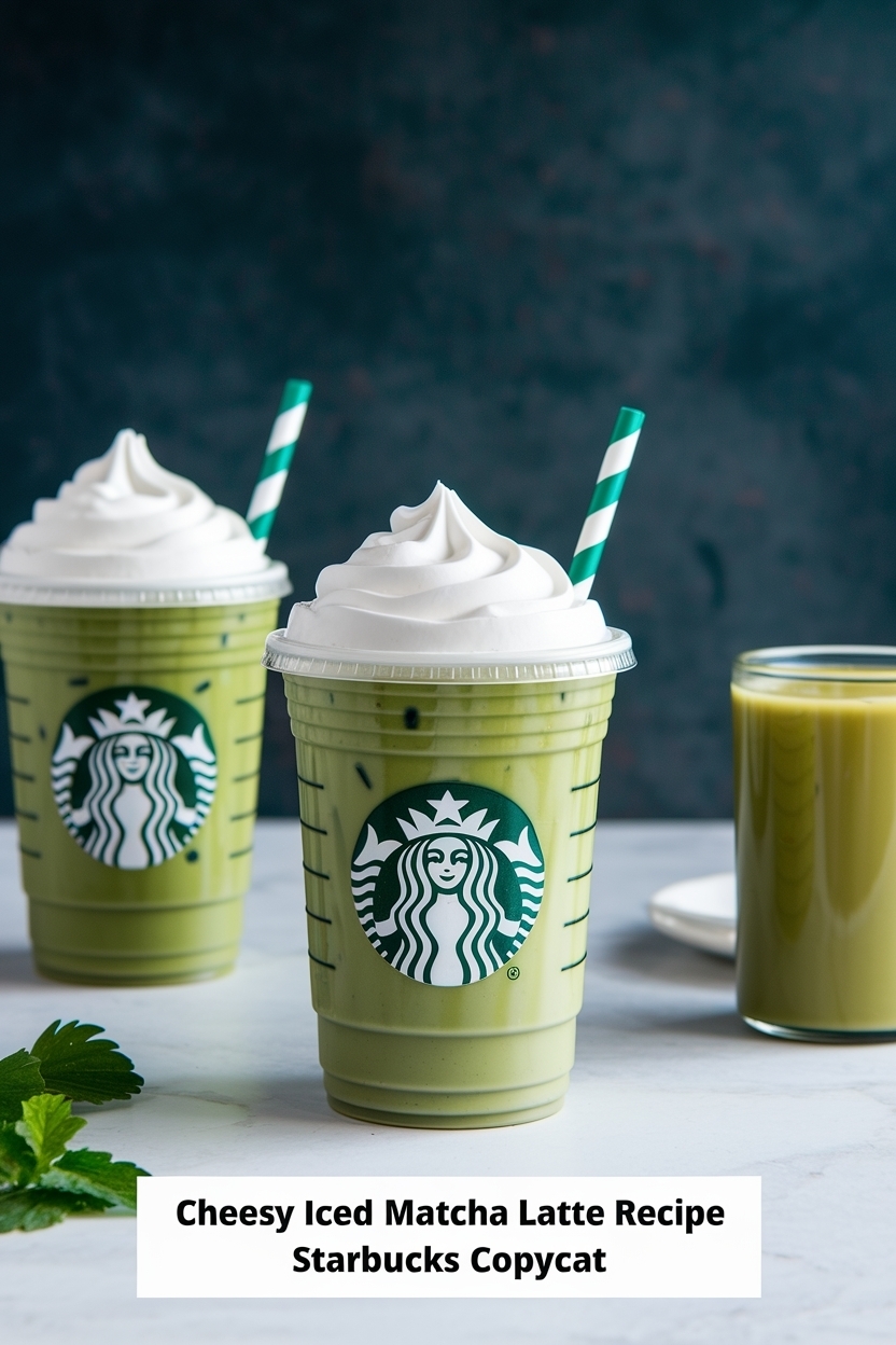 iced matcha latte recipe starbucks copycat