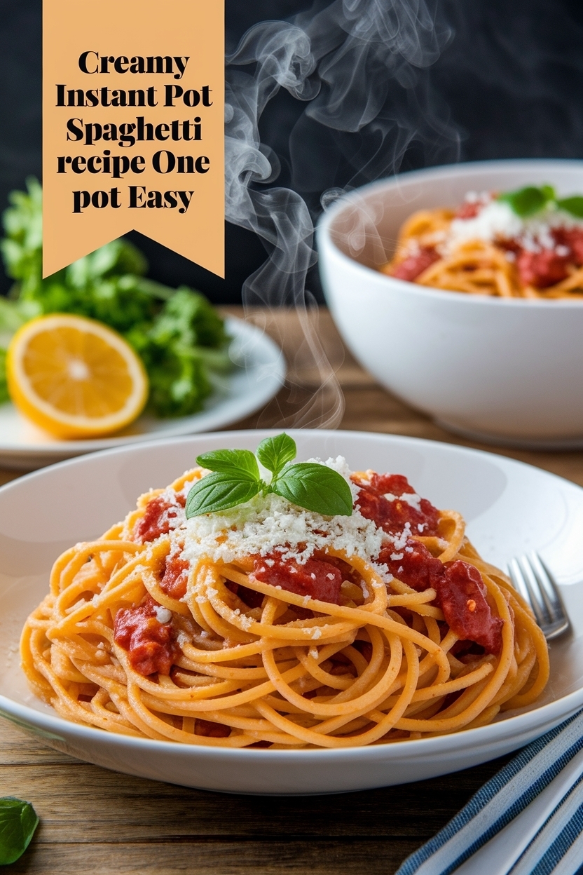 instant pot spaghetti recipe one pot easy