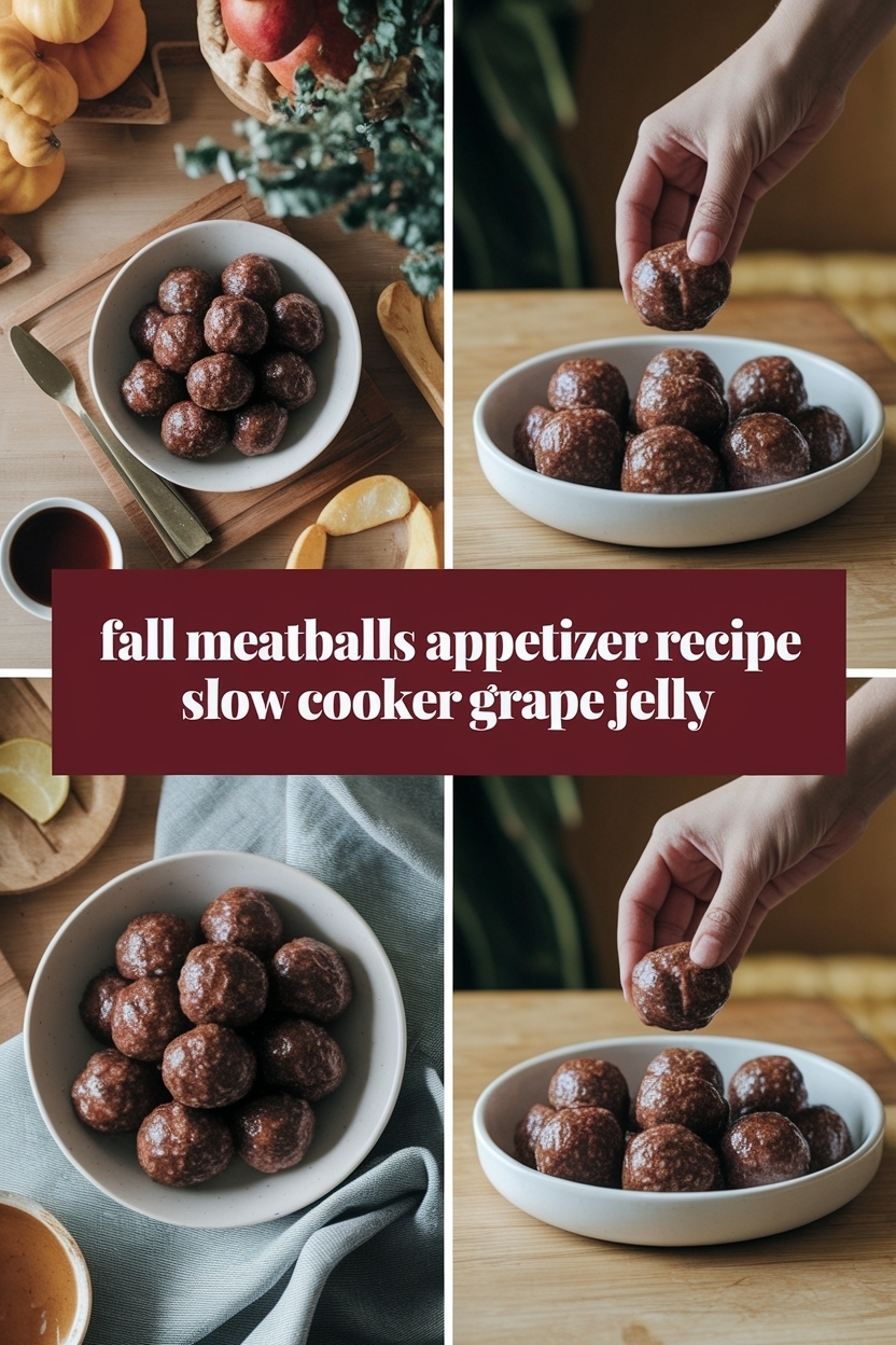 meatballs appetizer recipe slow cooker grape jelly