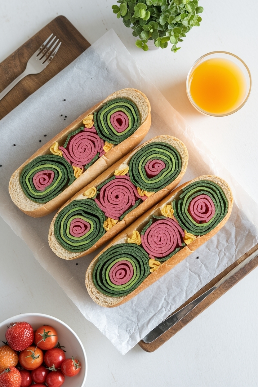 italian sub pinwheels picnic