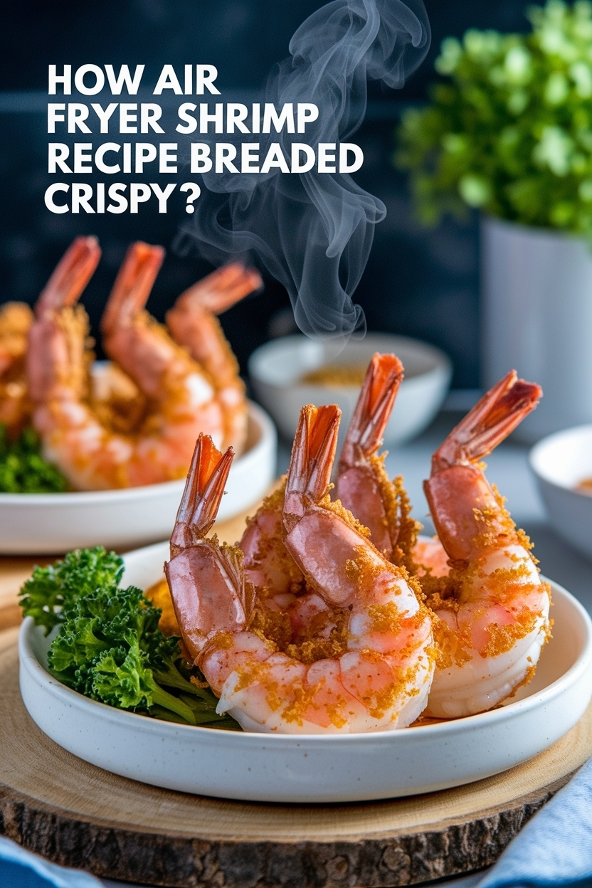 air fryer shrimp recipe breaded crispy
