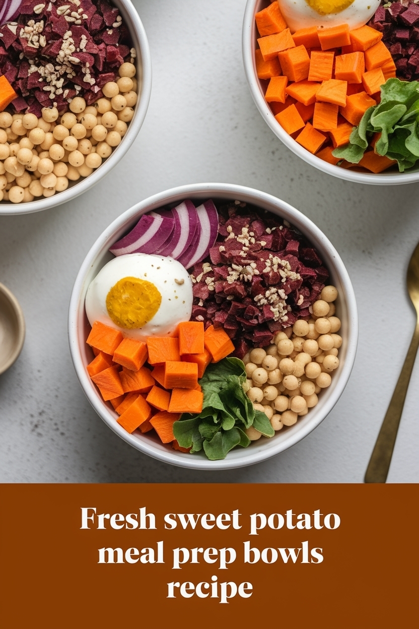 sweet potato meal prep bowls recipe