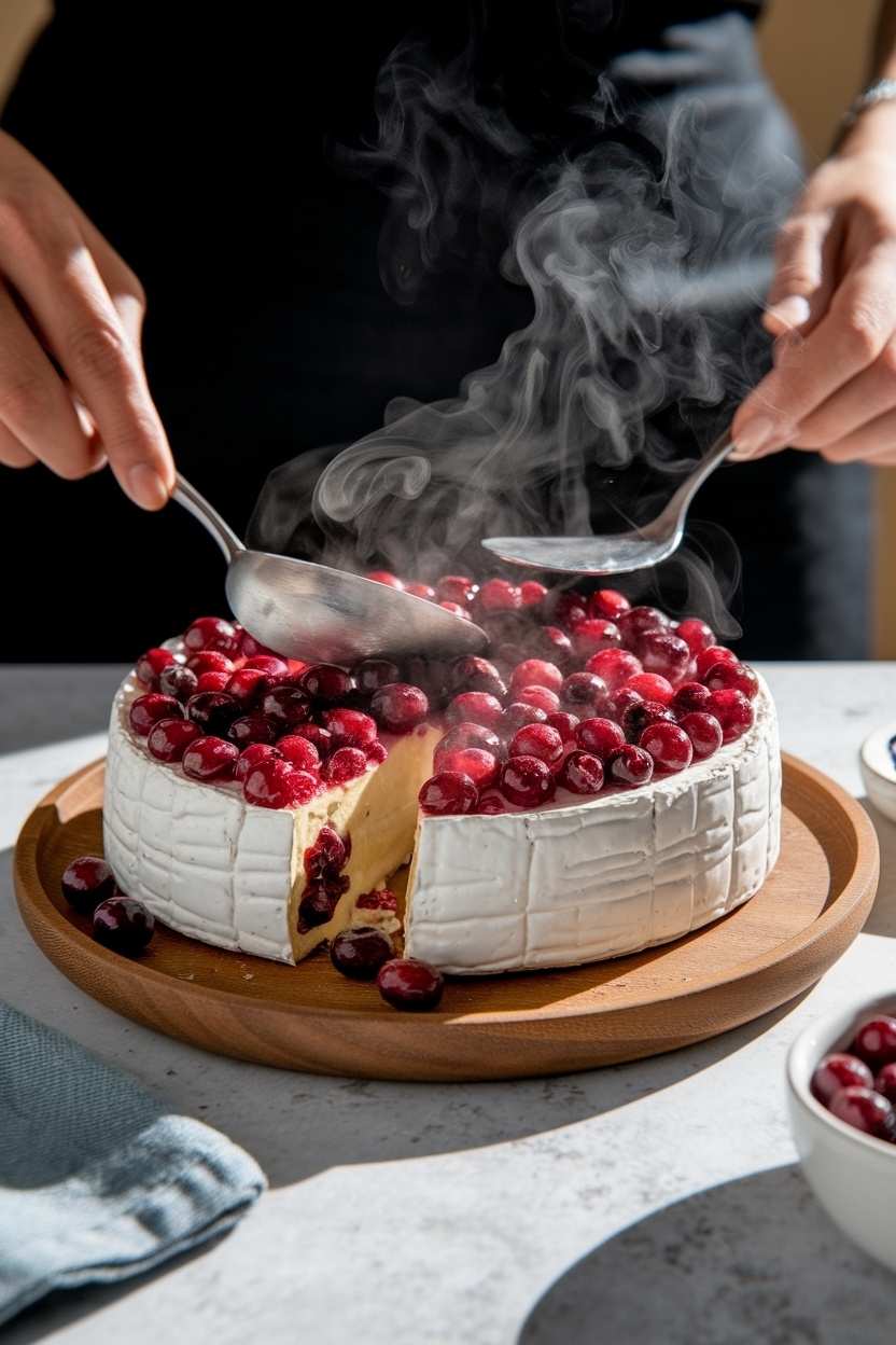 baked brie recipe with cranberries easy
