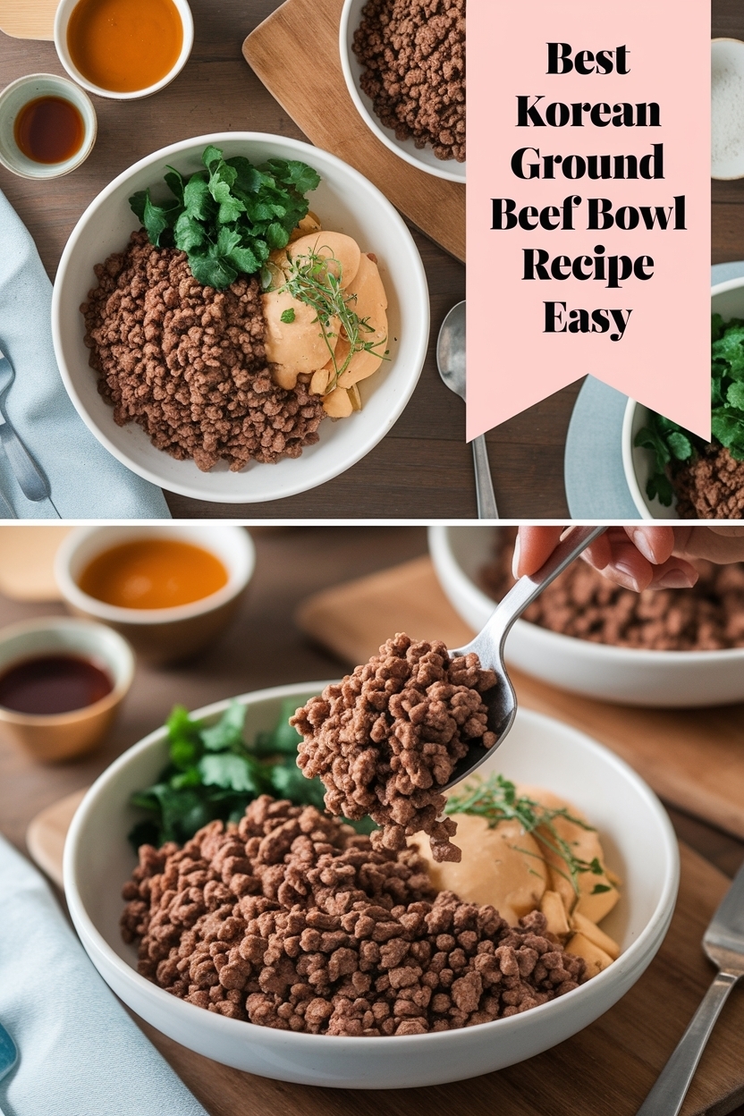 korean ground beef bowl recipe easy
