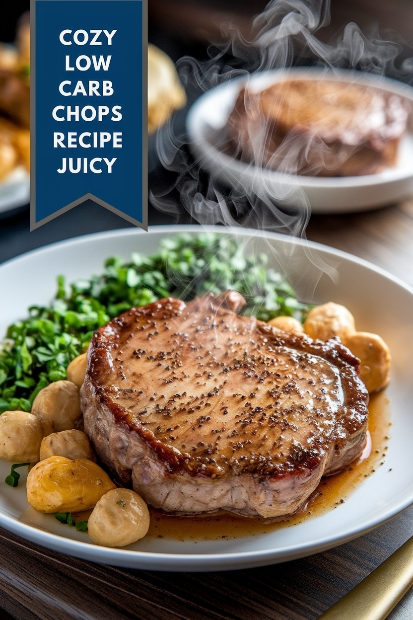 low carb pork chops recipe juicy