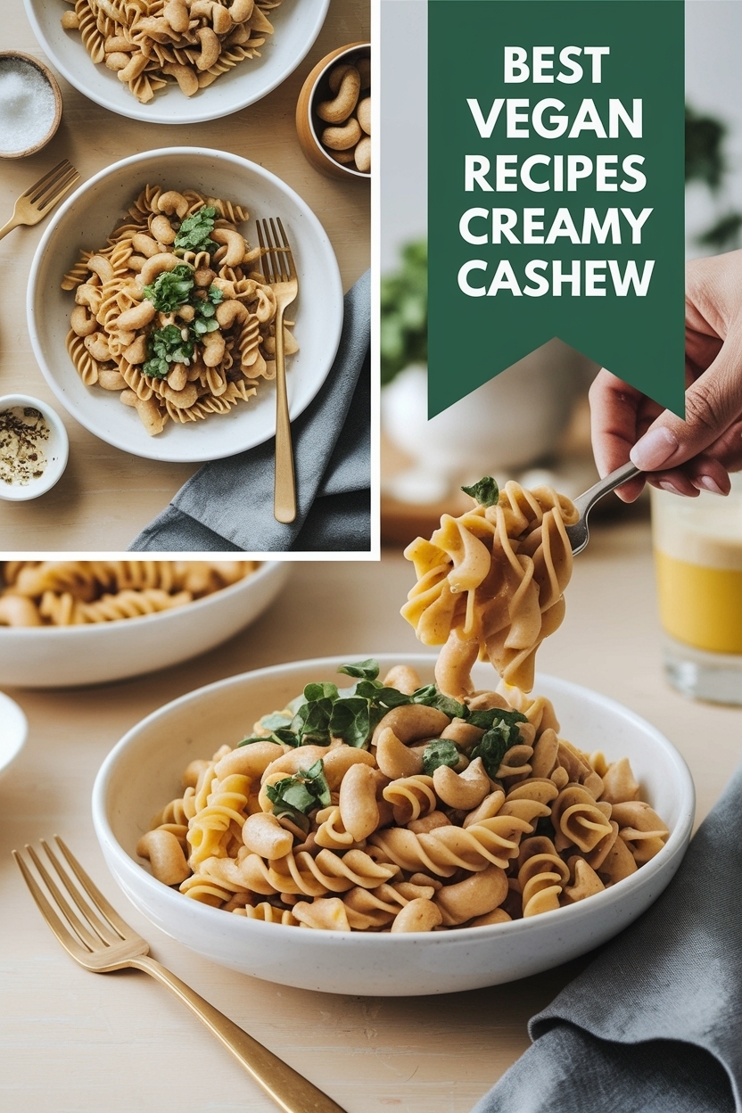 vegan pasta recipes creamy cashew - Extra Photo