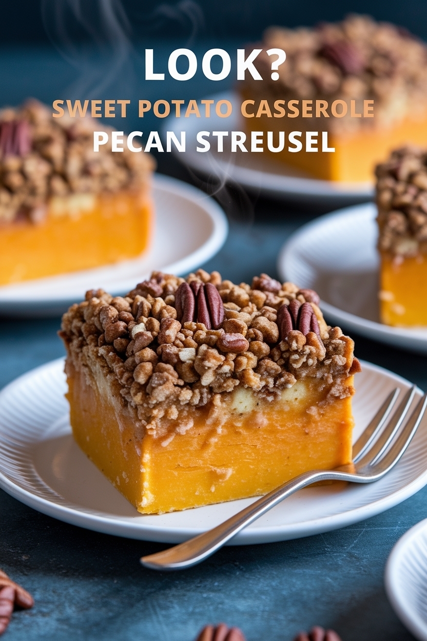 sweet potato casserole pecan streusel