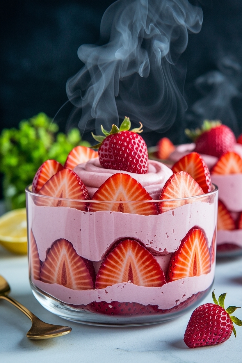 frozen strawberry dessert recipe easy summer