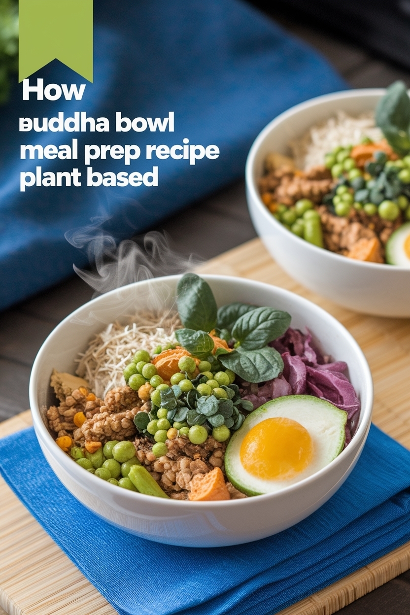 buddha bowl meal prep recipe plant based