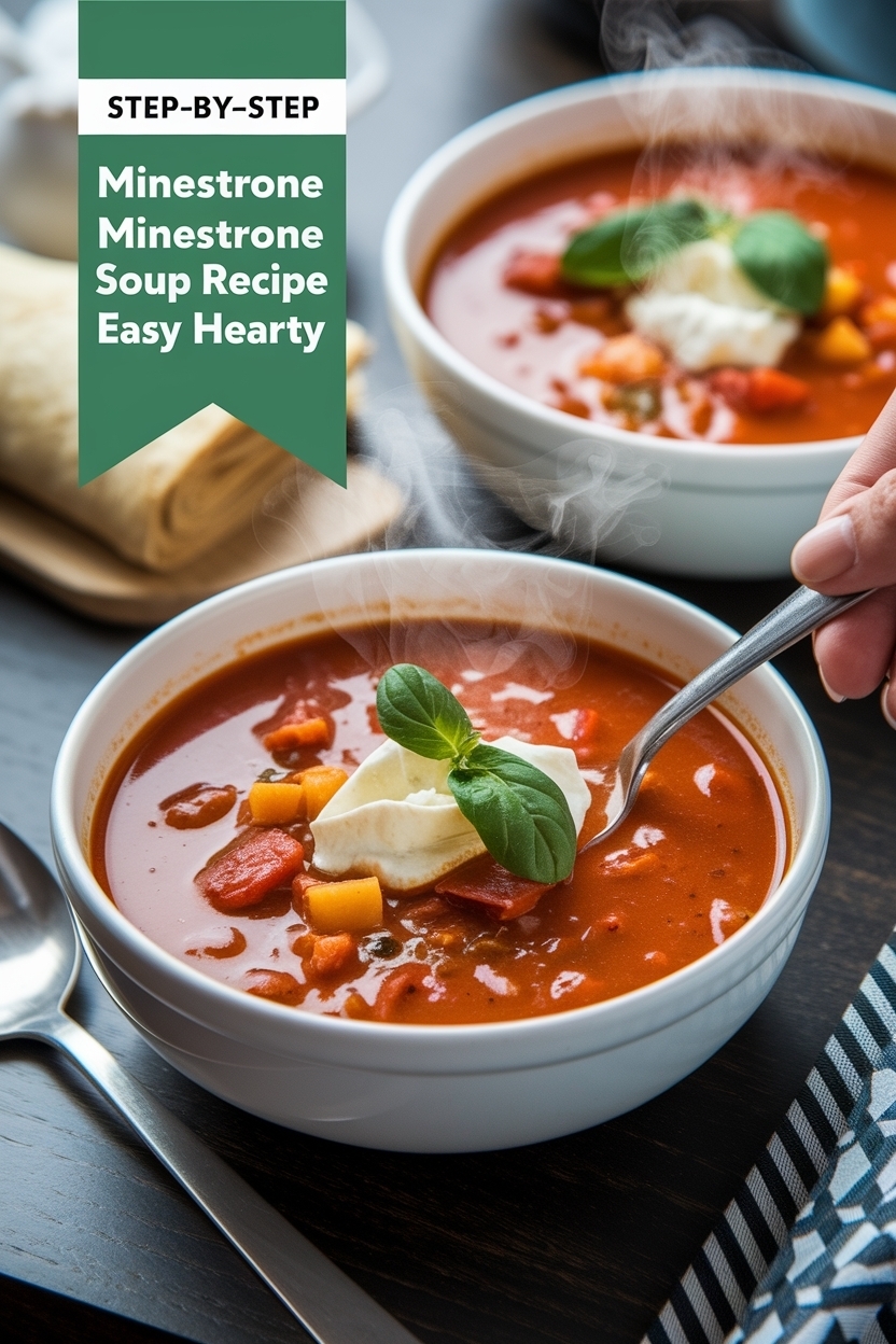 minestrone soup recipe easy hearty