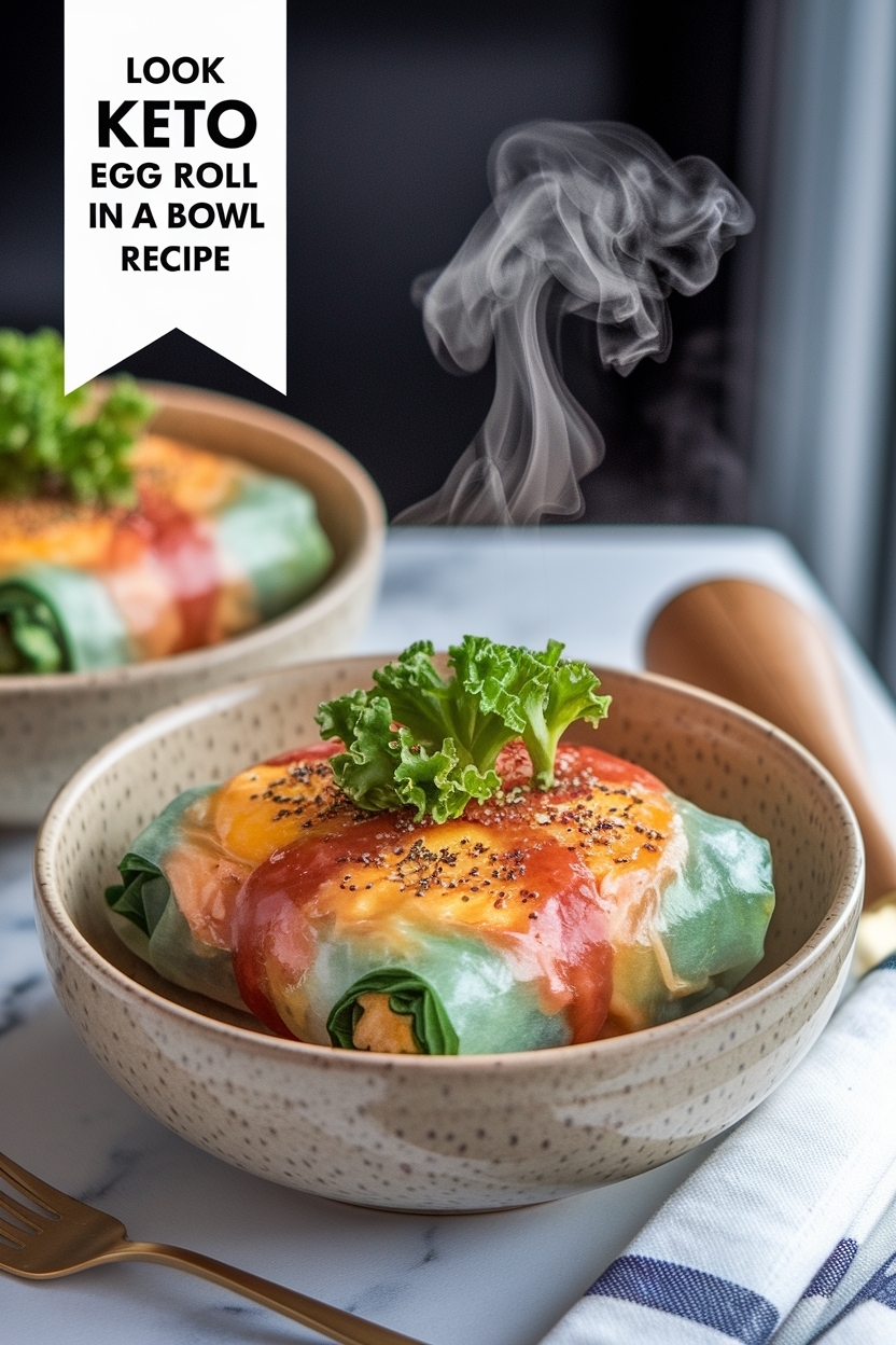 keto egg roll in a bowl recipe