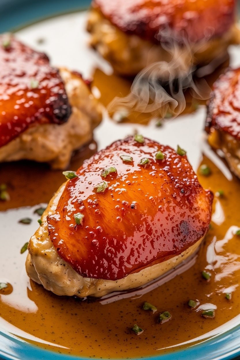 honey garlic chicken thighs baked