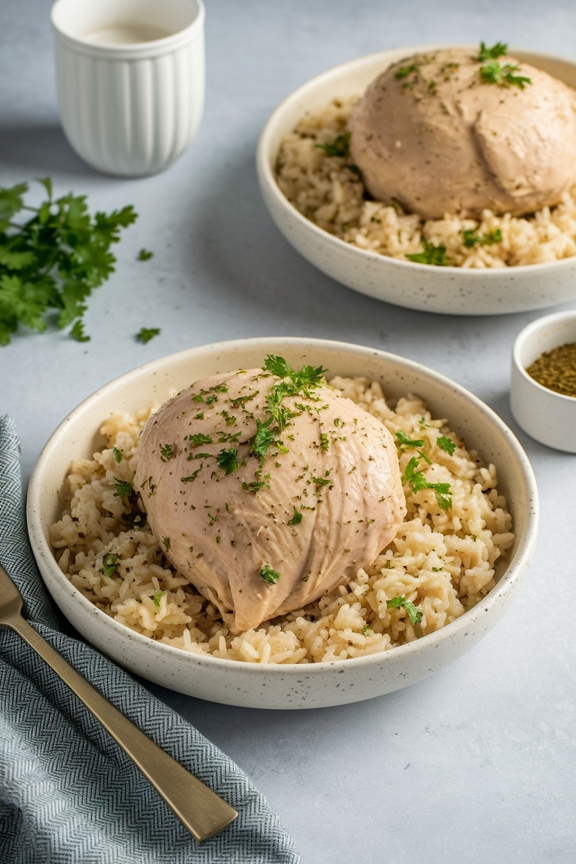 instant pot chicken and rice recipe easy