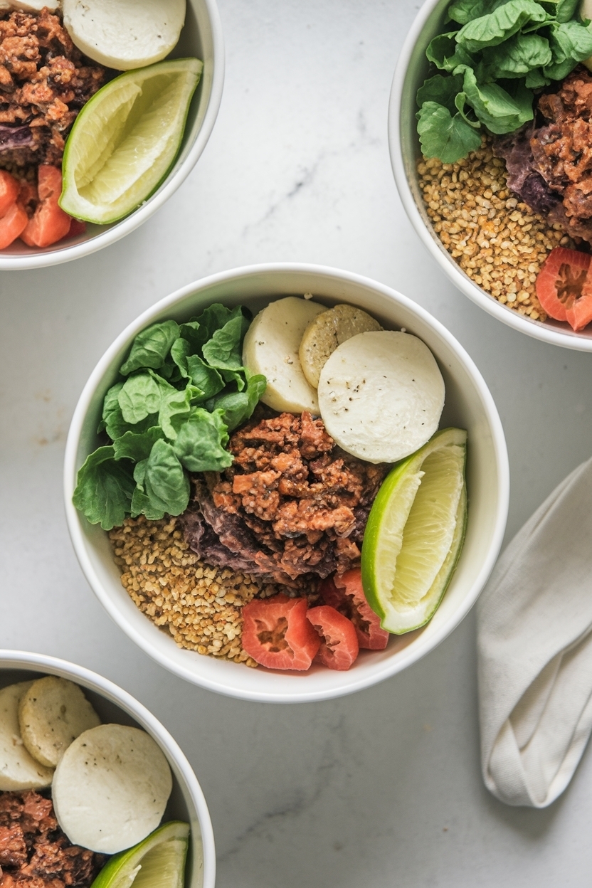 vegetarian meal prep bowls high protein