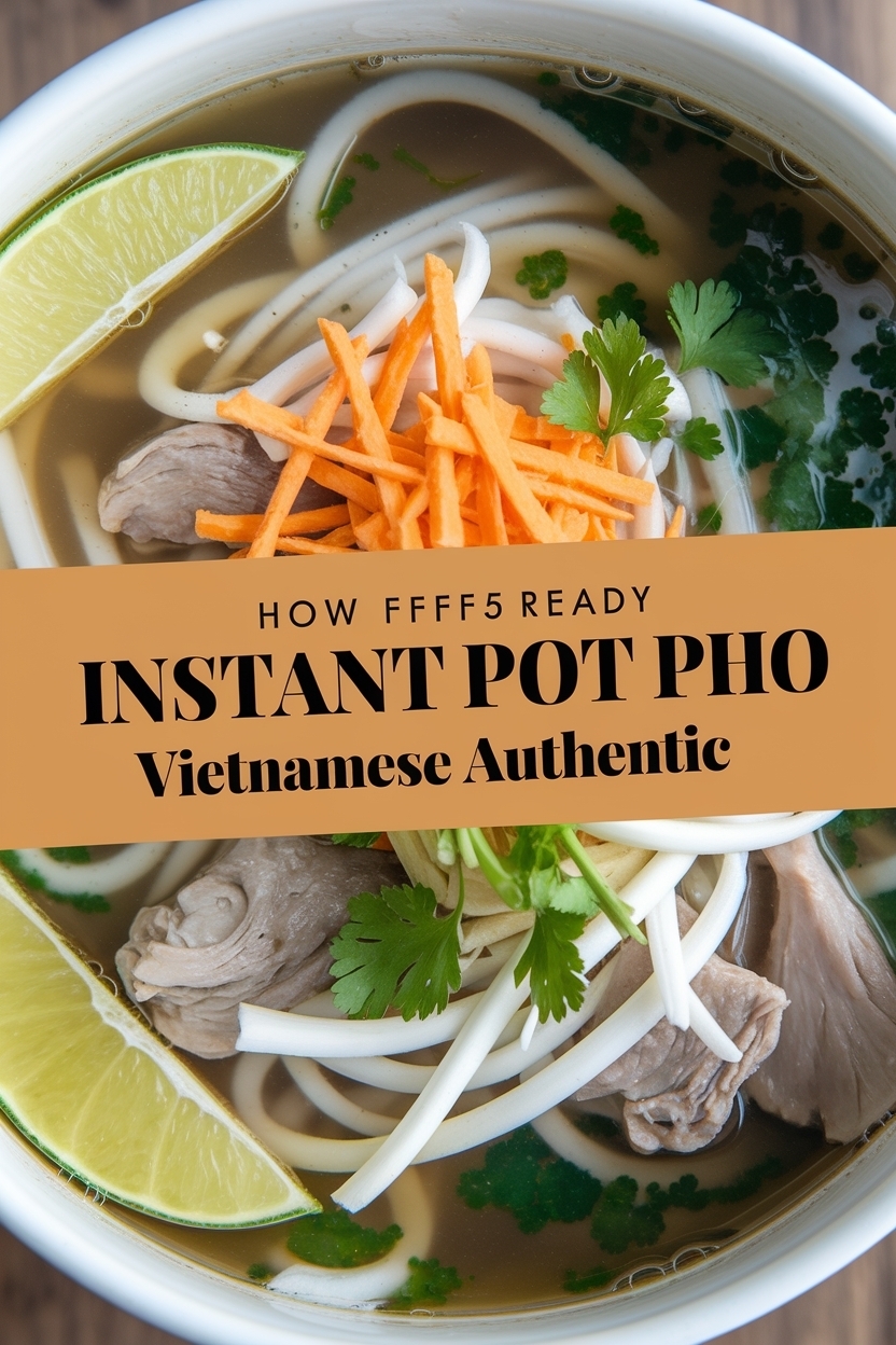 instant pot pho recipe vietnamese authentic