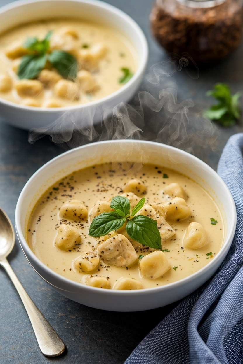 creamy chicken gnocchi soup olive garden copycat