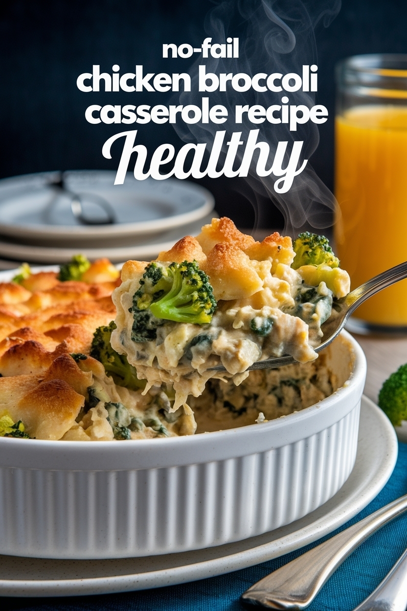 chicken broccoli casserole recipe healthy