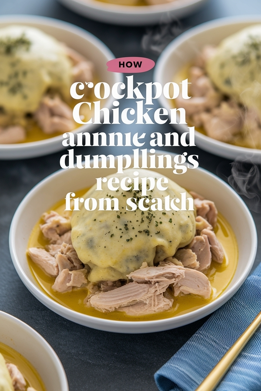 crockpot chicken and dumplings recipe from scratch