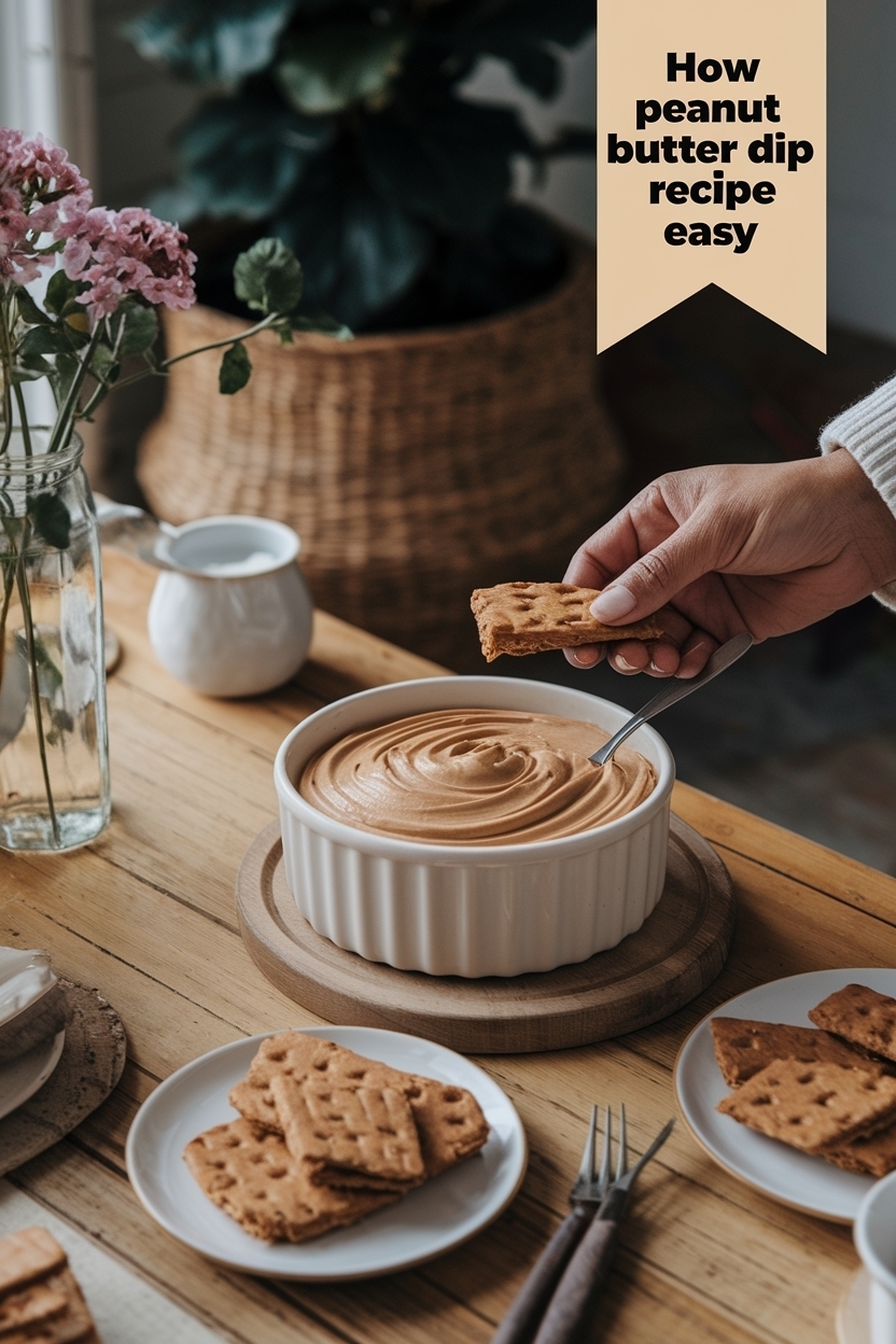 peanut butter fluff dip recipe easy