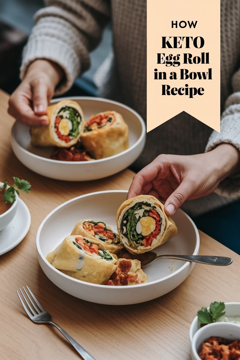 keto egg roll in a bowl recipe
