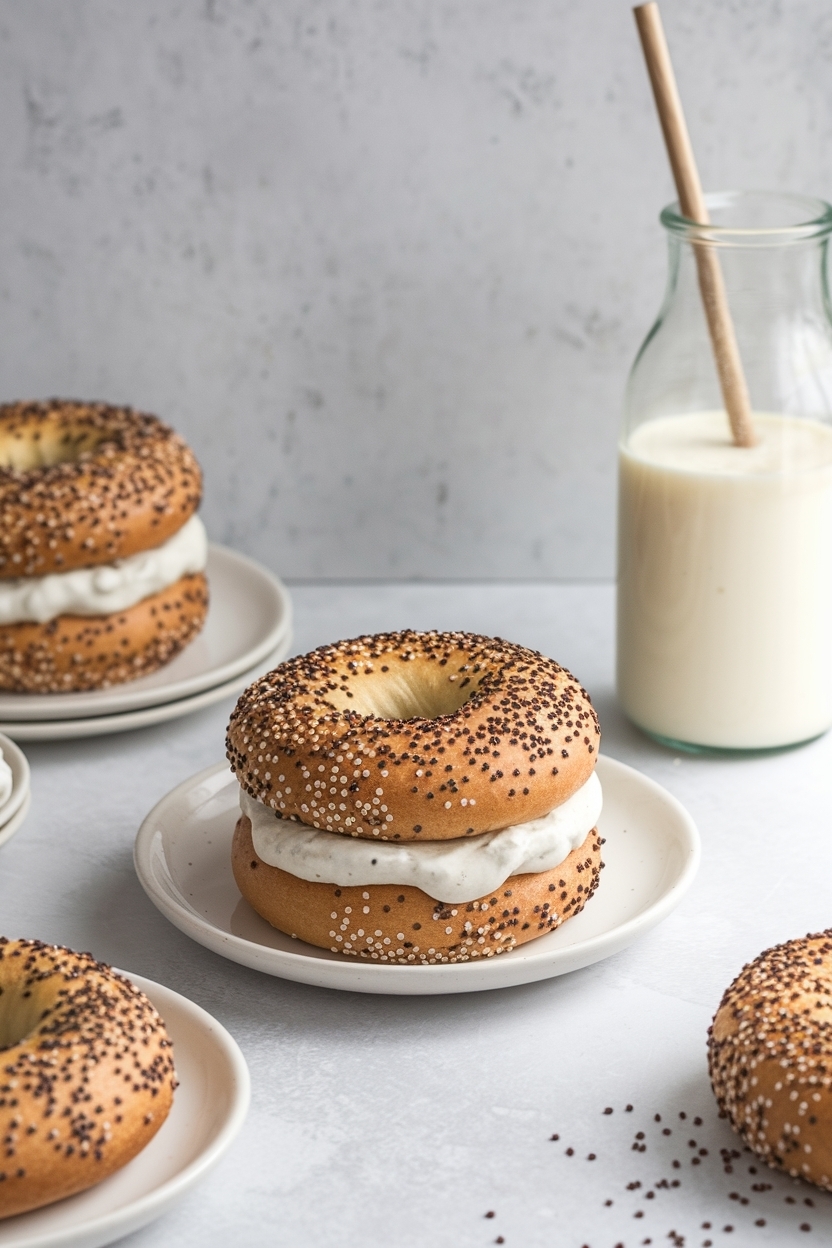 greek yogurt protein bagels 2 ingredient dough