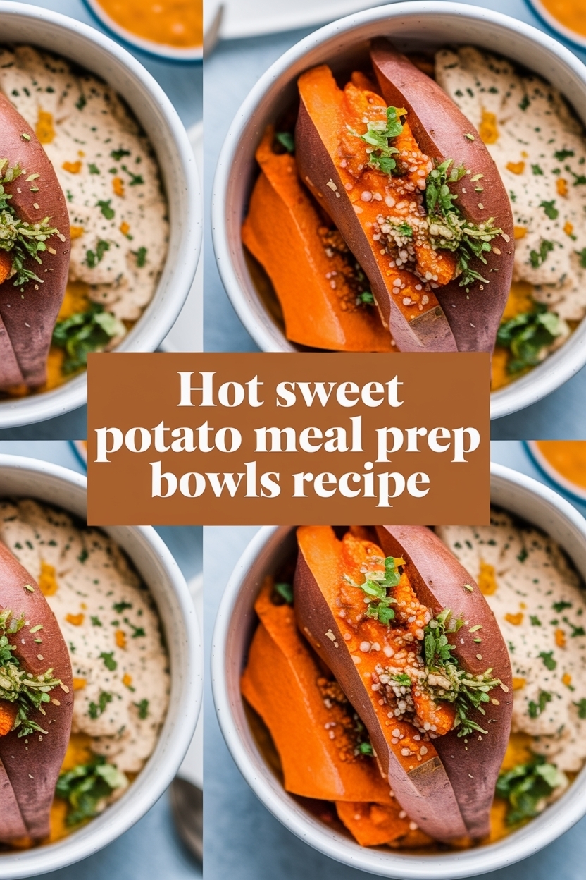 sweet potato meal prep bowls recipe