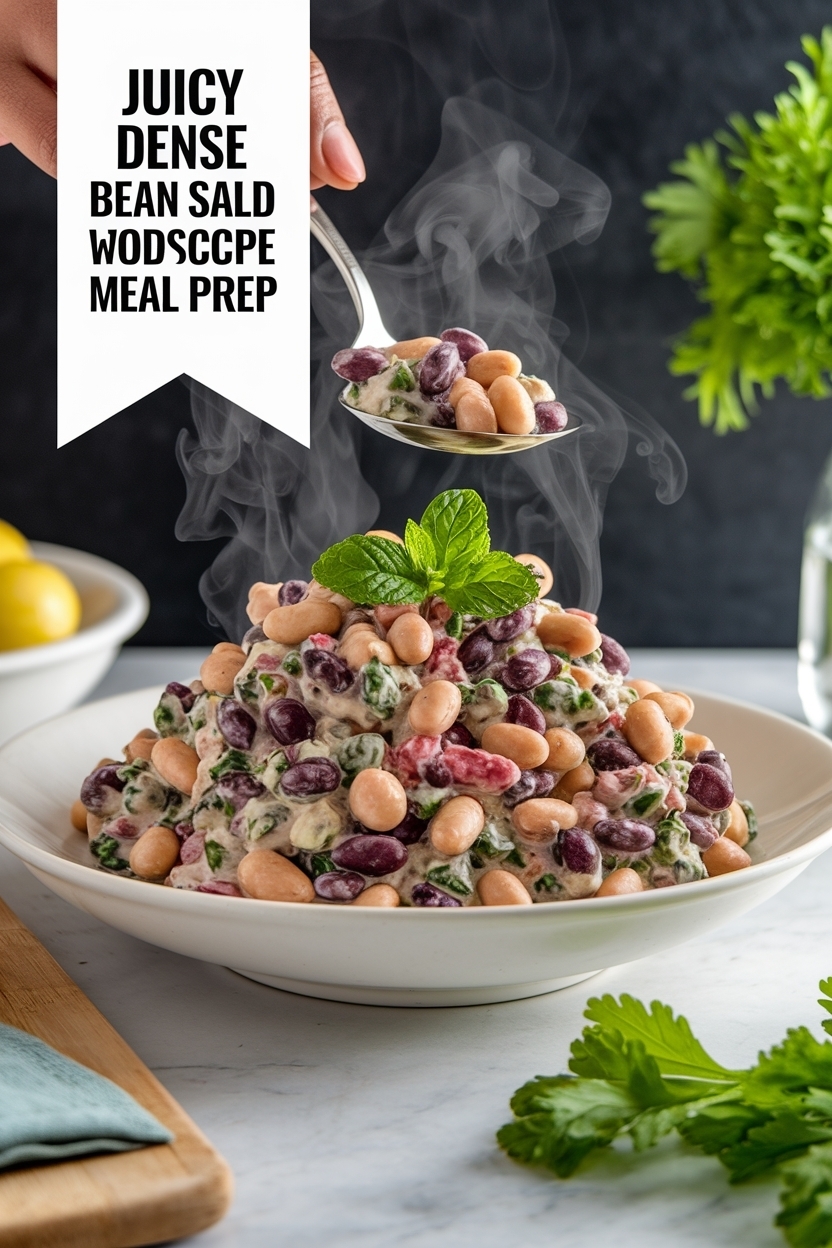 dense bean salad recipe meal prep