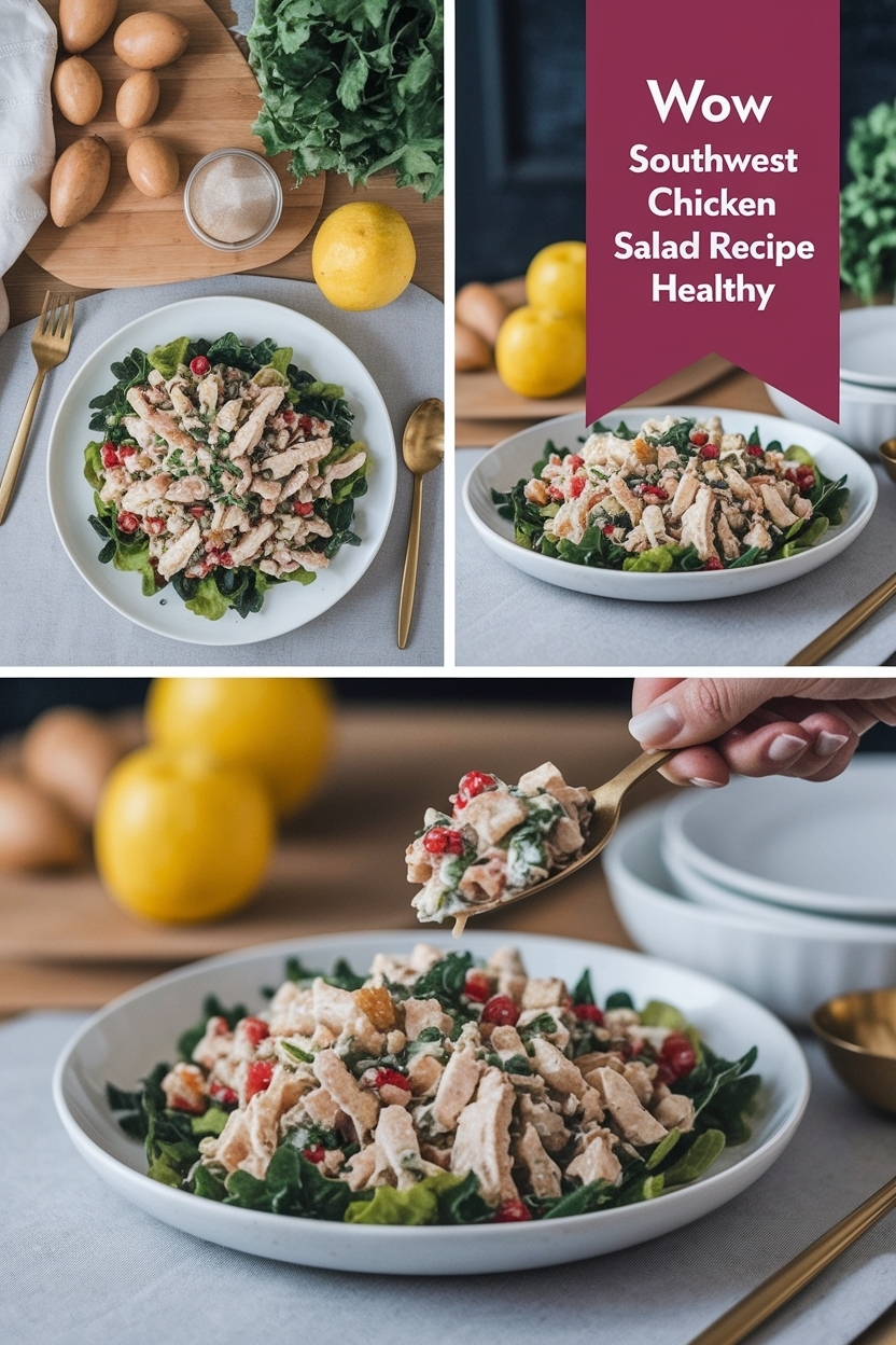 southwest chicken salad recipe healthy