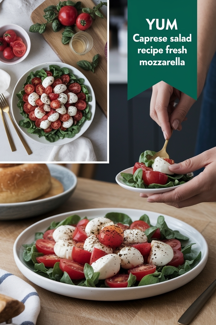 caprese salad recipe fresh mozzarella