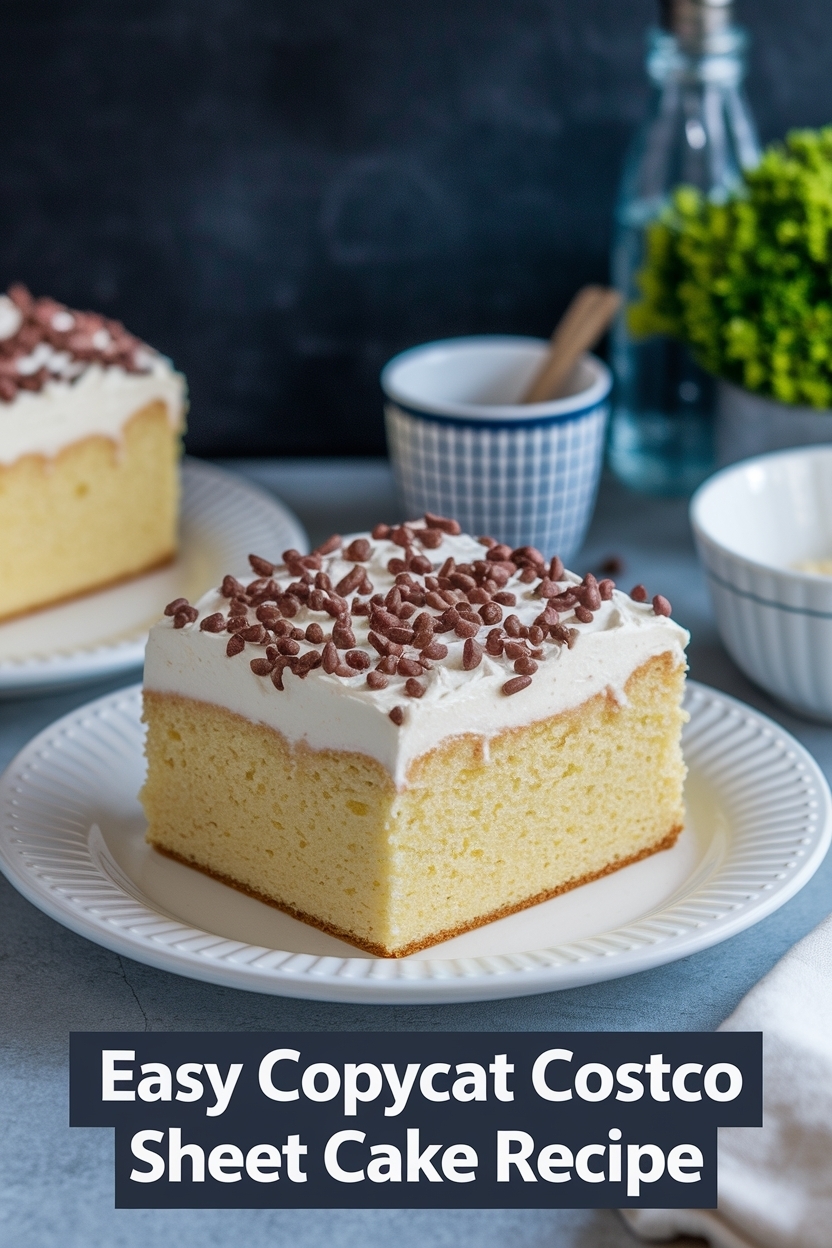 copycat costco sheet cake recipe